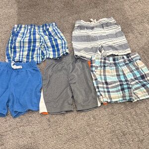 5 pair lot - 24M - Boys' Shorts in Various Patterns